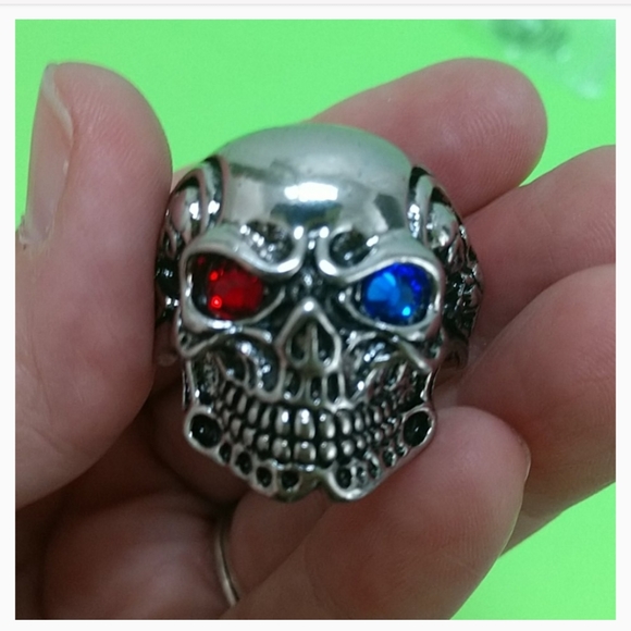 Other - New Stainless Steel Skeleton Skull Ring